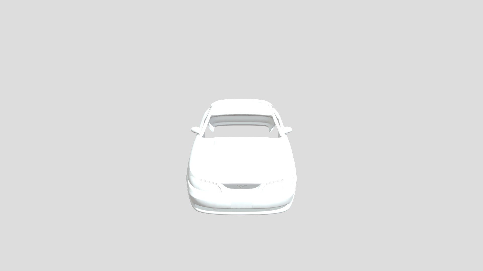 Ford Mustang GT 1998 Printable Body Car 3d model