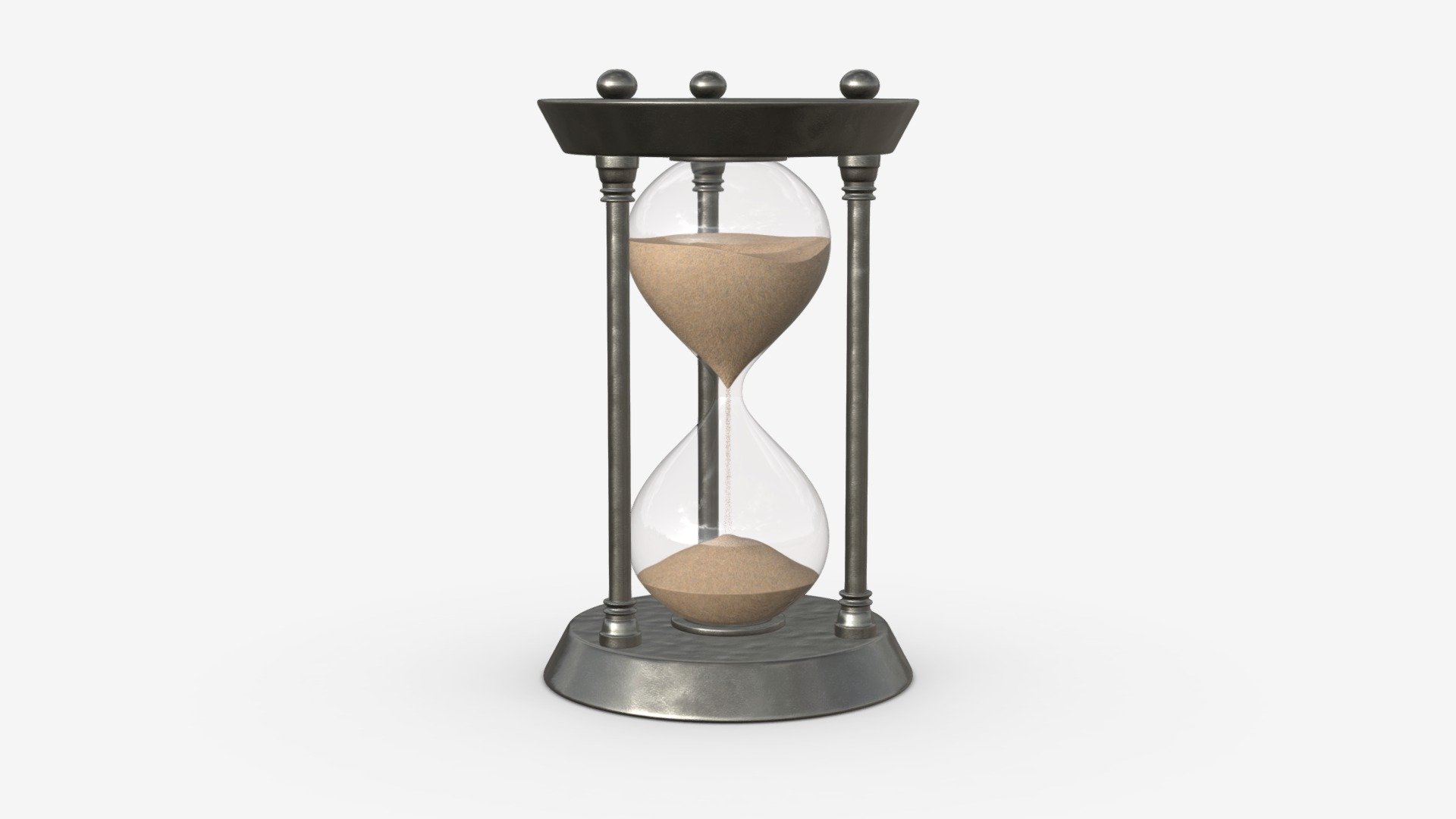 Hourglass egg timer 05 3d model