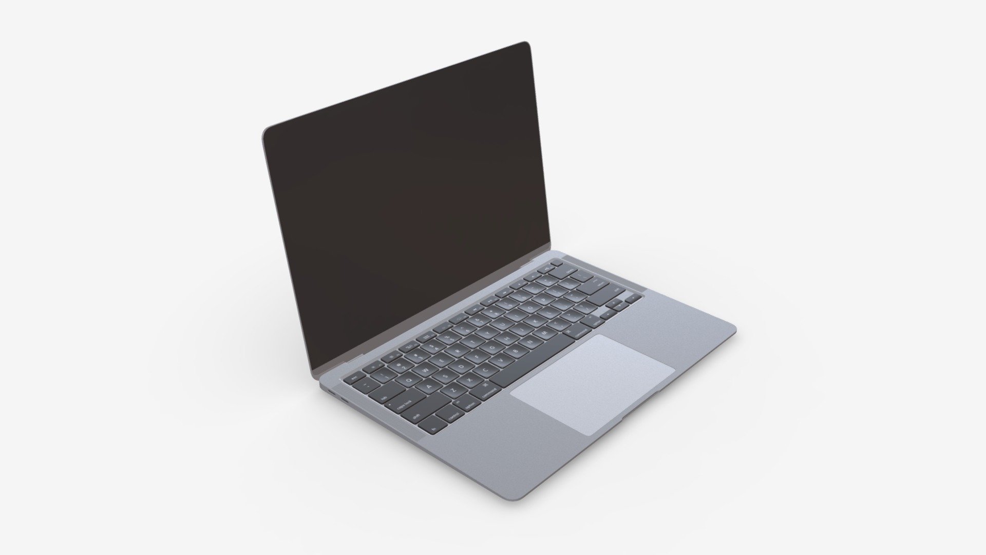 Laptop mockup 01 3d model