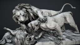 Lion And Lioness