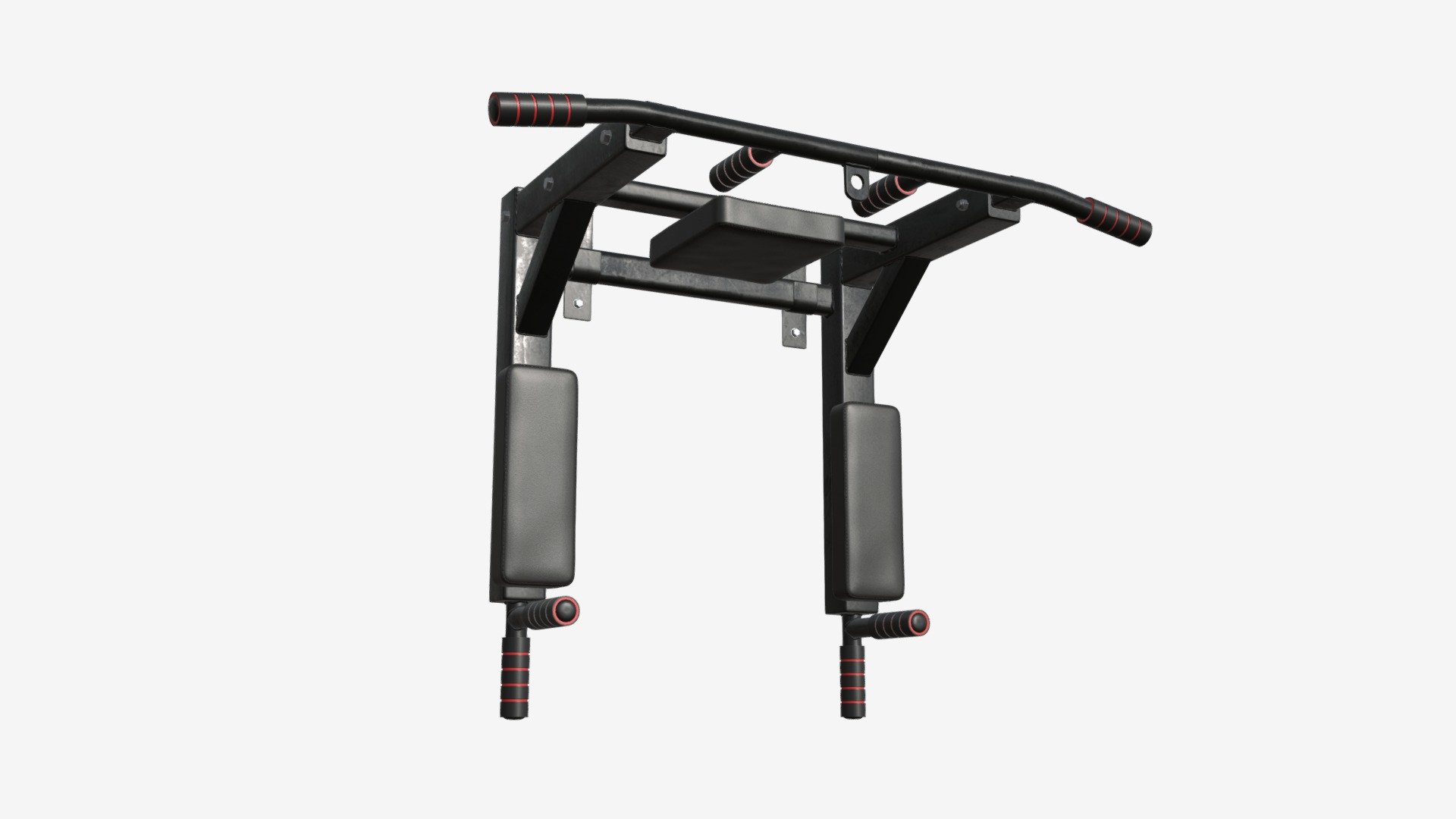 Universal pullup bar 2 3d model