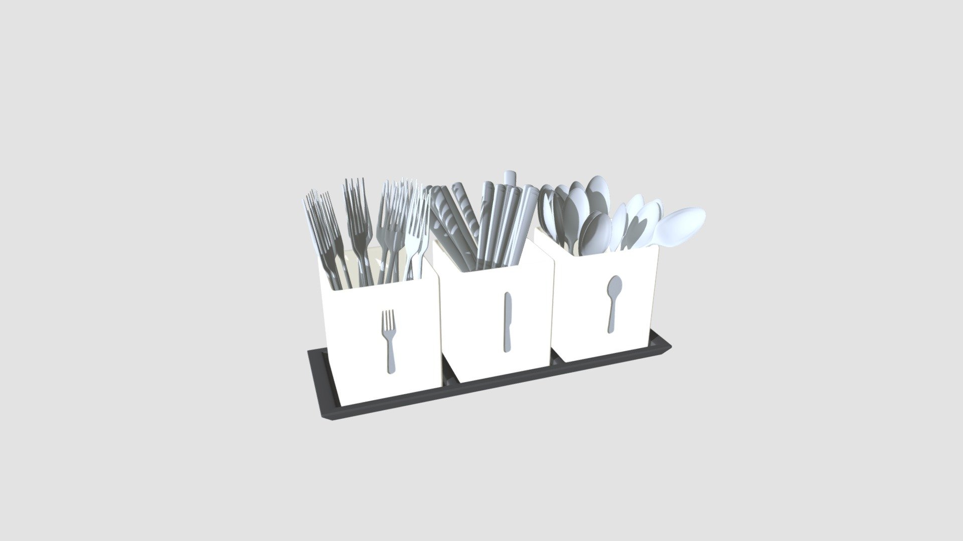 cutlery box 3d model