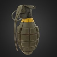 Grenade Low Poly