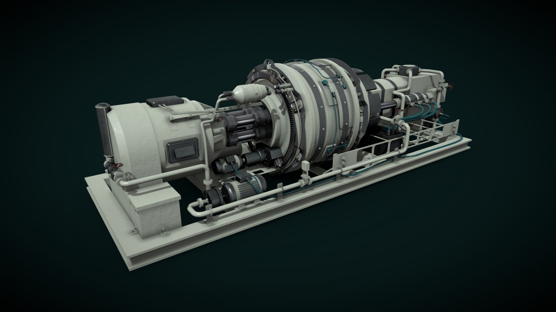 Machinery device 3d model