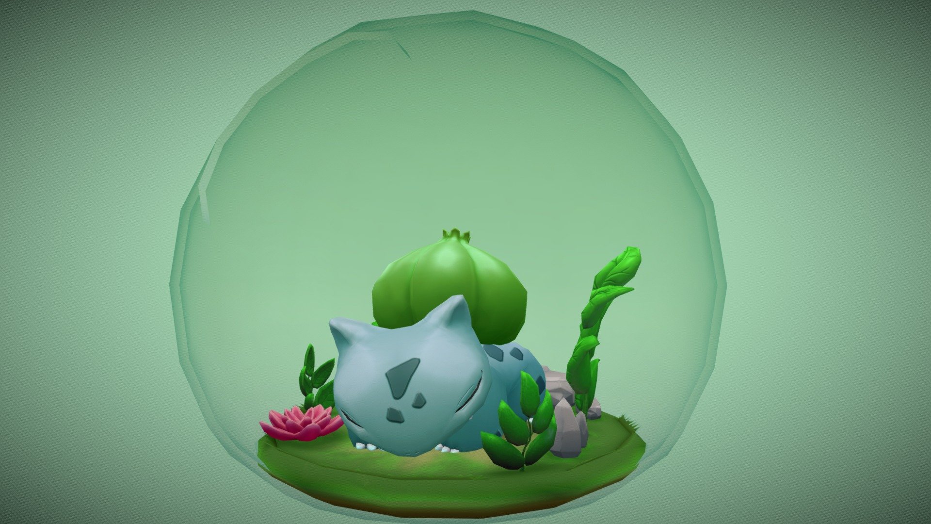 Bulbasaur Sleepyhead 3d model