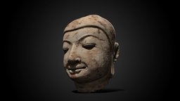 Head from an image of the Buddha, 11th-12th C CE