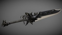 Fantasy two handed sword