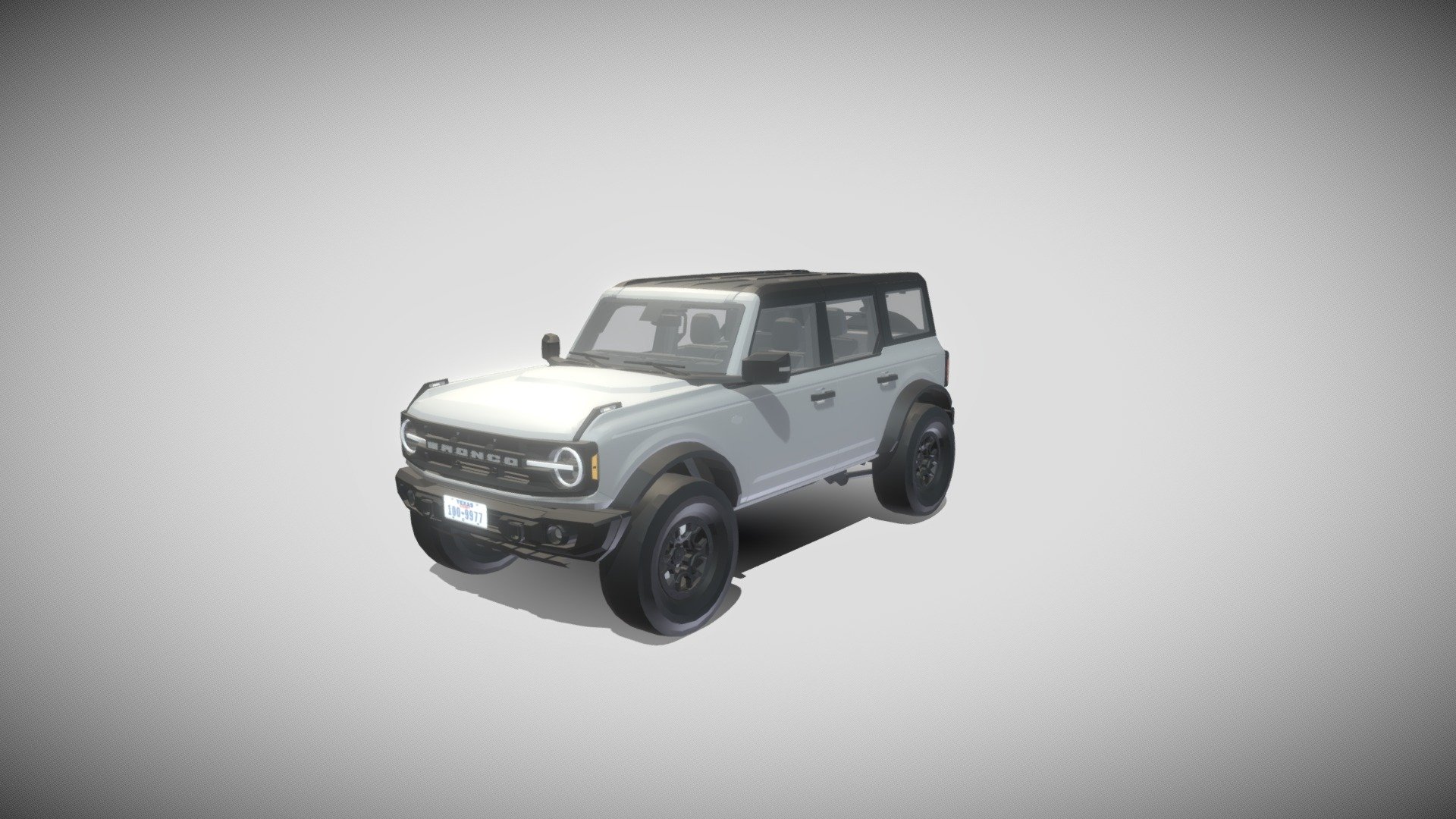 2021 Ford Bronco Wildtrak 3d model