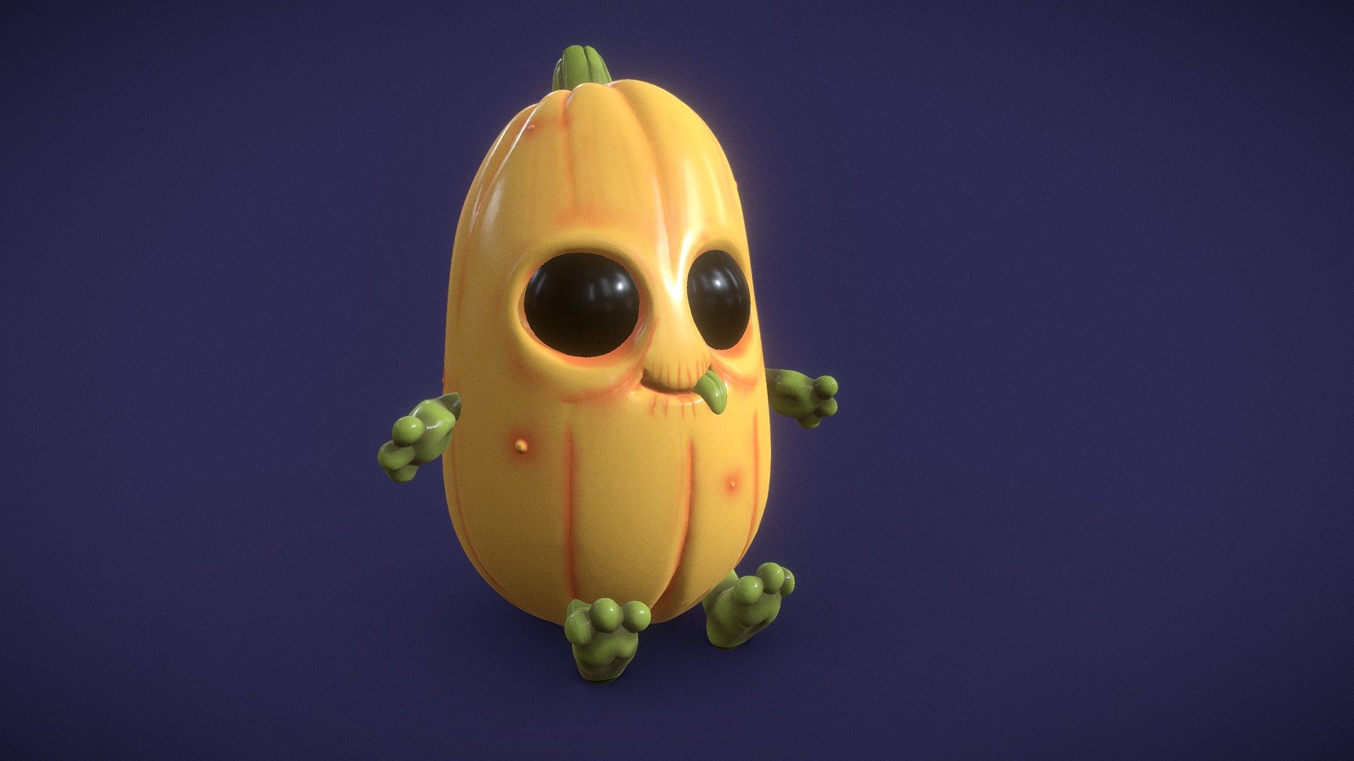 Cute Pumpkin 3d model