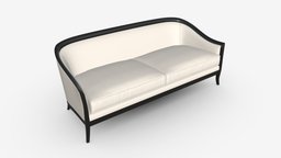 Cabriole style sofa 02