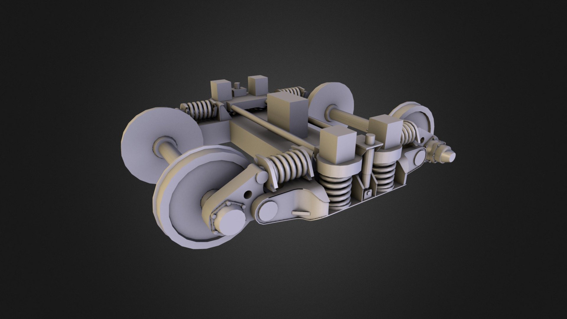 Bogie HŽ 6111 3d model