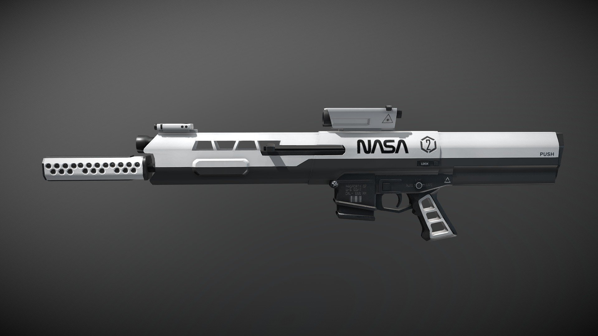 NASA Assault Rifle 3d model