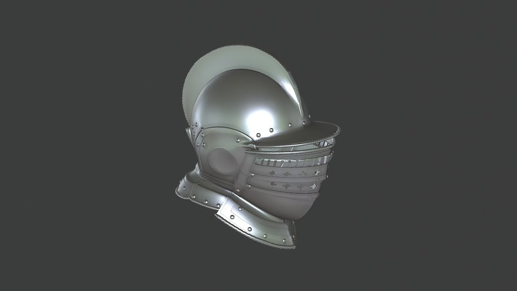 Medieval helmet 3d model