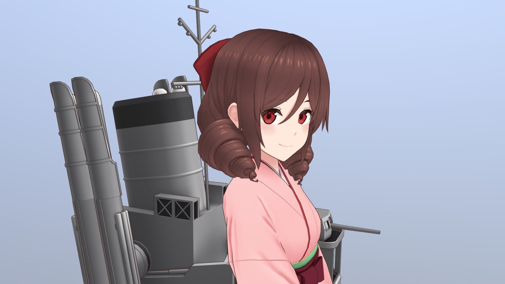 艦これの春風 3d model