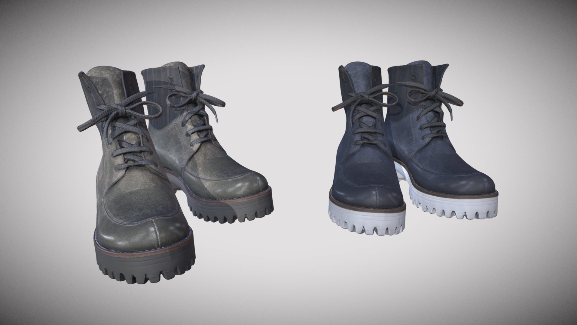 Strong Shoes 3d model