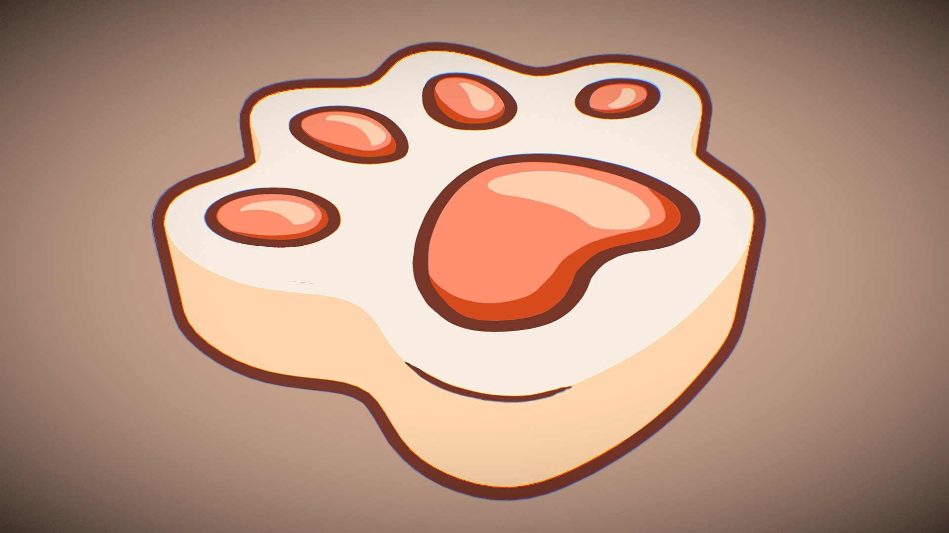 Cute Paw :3 3d model