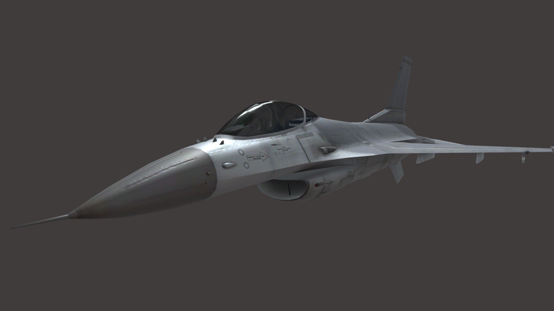 F16-C Falcon 3d model