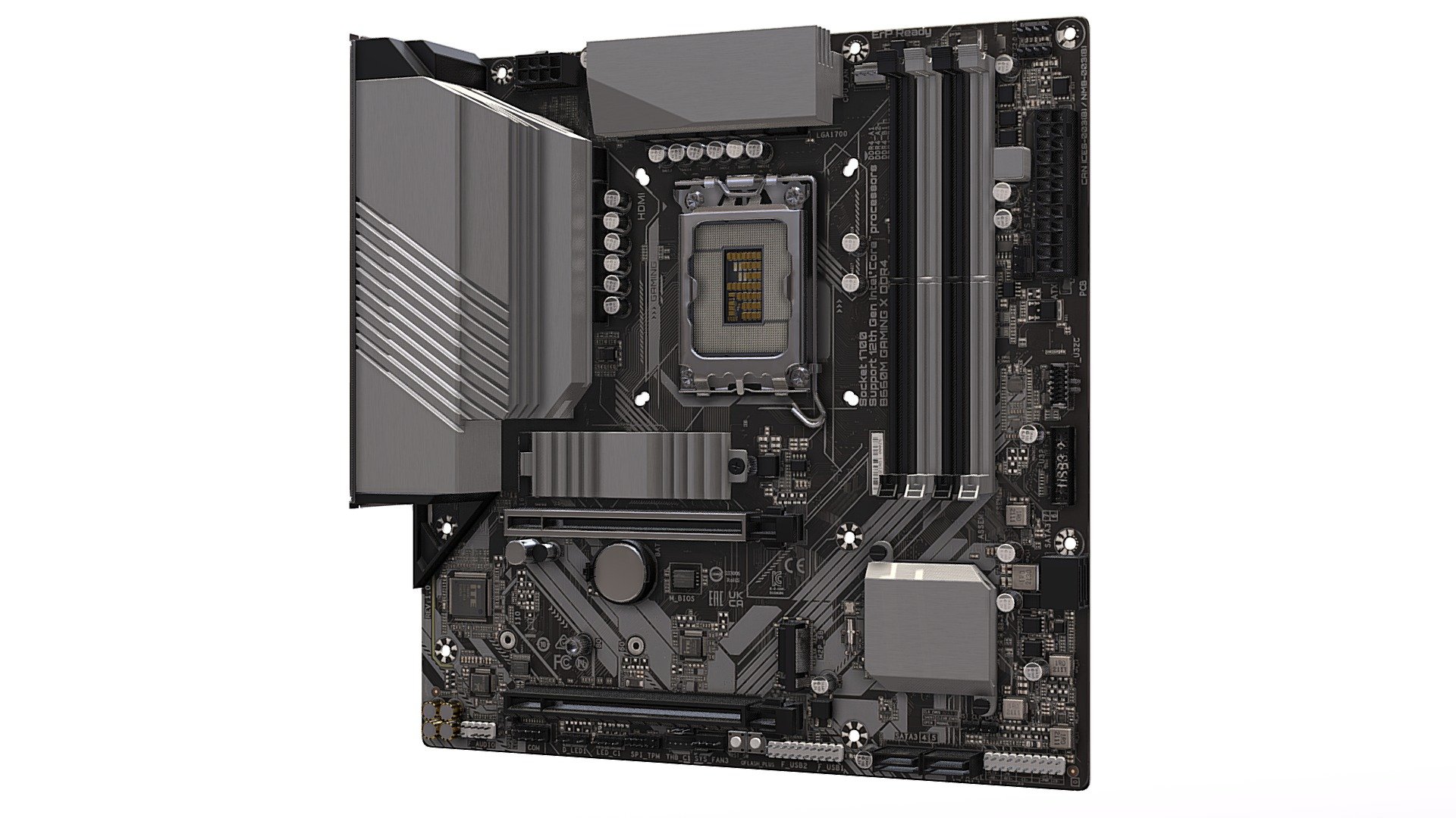 Motherboard mATX 3d model