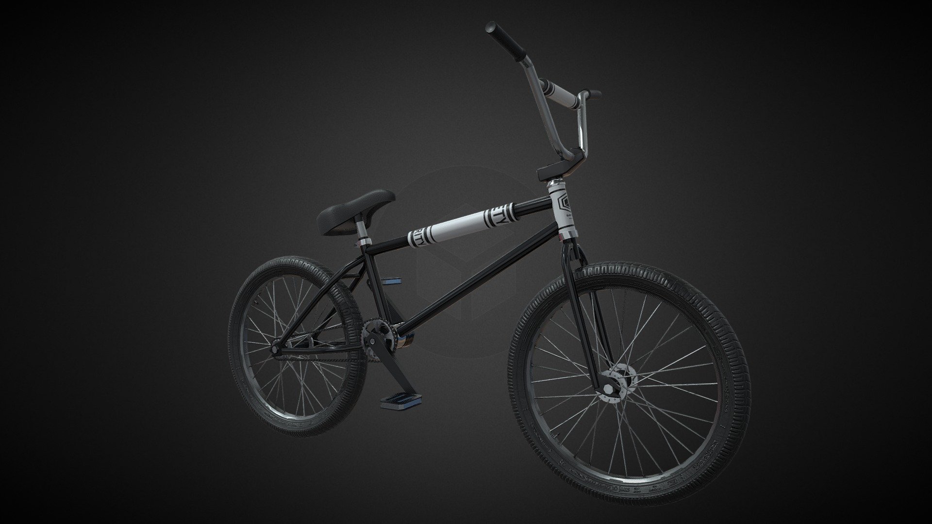 BMX POLICE 3d model