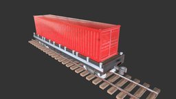 Platform Wagon with Container