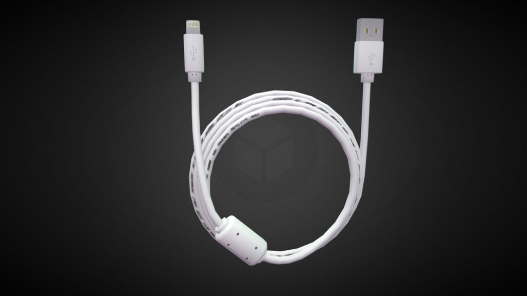 Cabo Dados USB 8 pinos 3d model