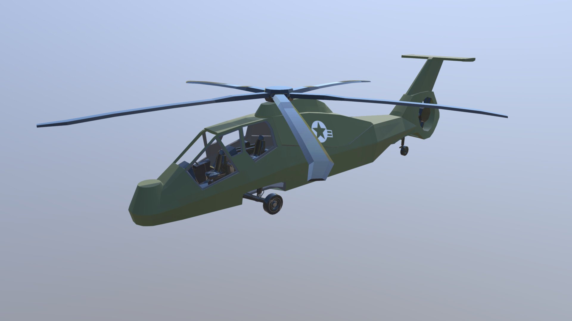 Helicopter WIP 3d model