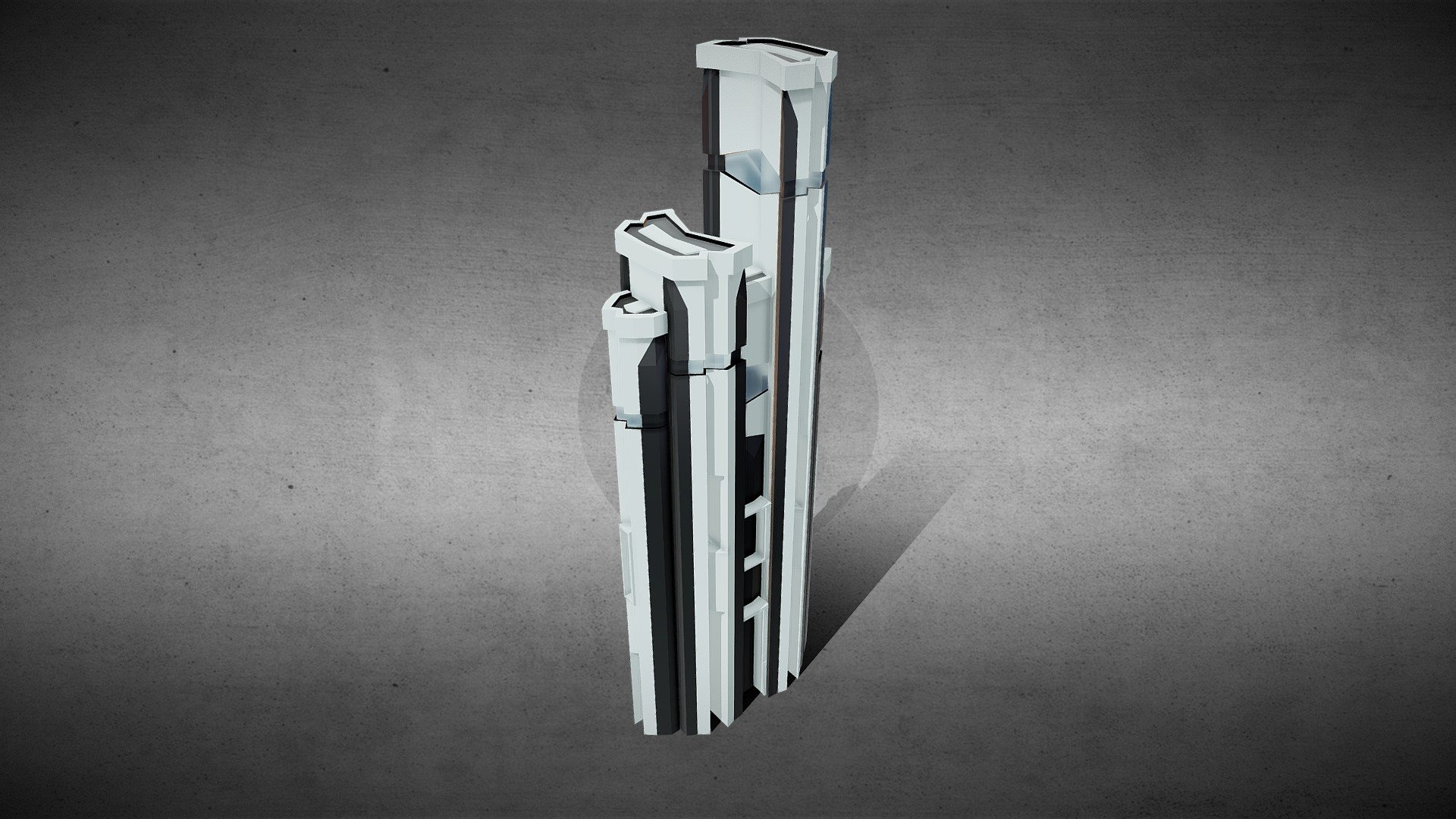 SciFi Building_37 3d model