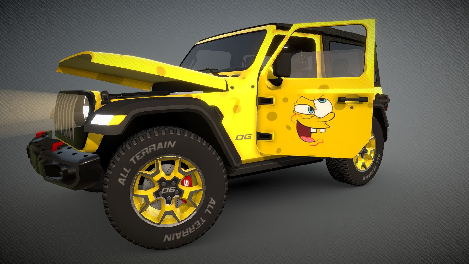 Jeep Wrangler Rubicon 3d model