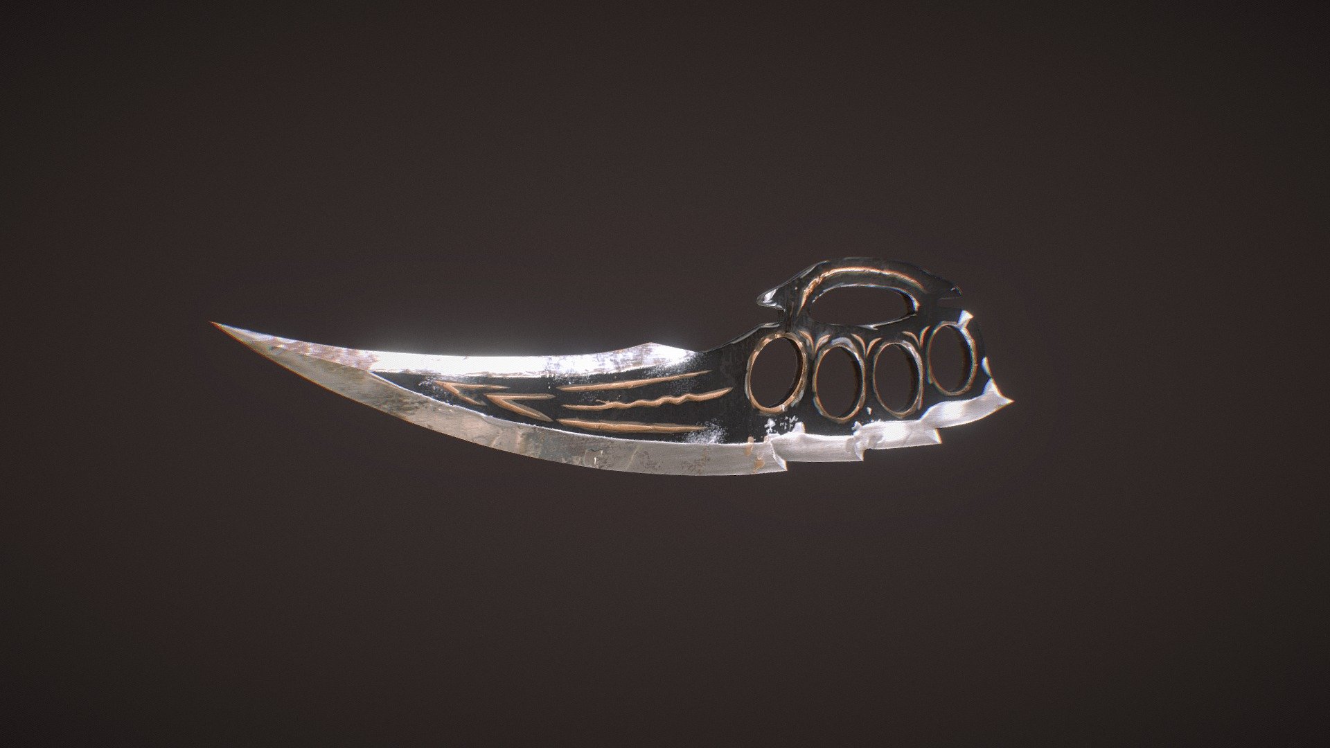 Knuckle Knife | Anicetus 3d model