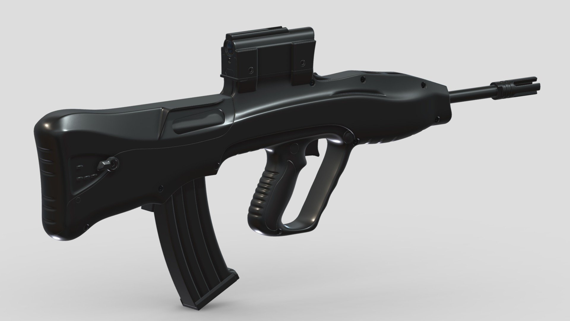 Vektor CR-21 High-poly Subdivision 3d model