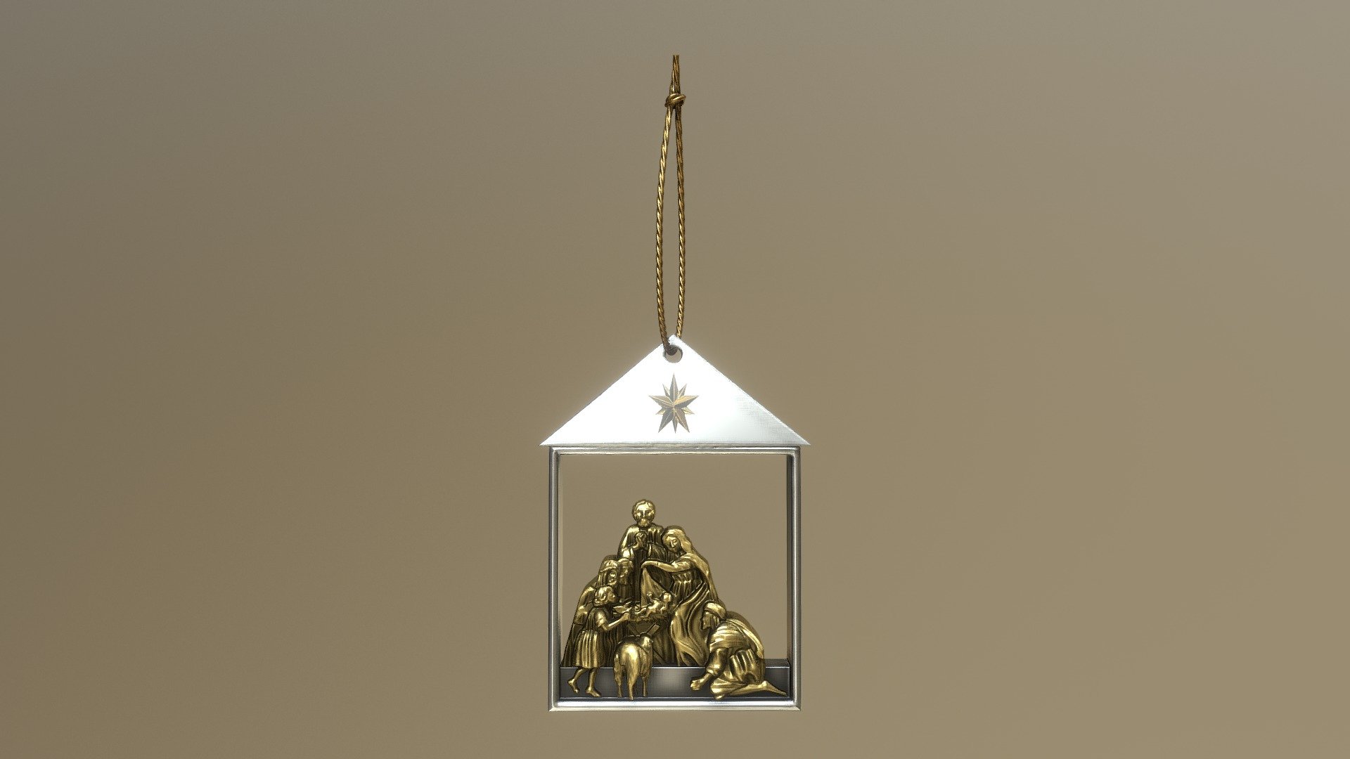 Nativity Ornament 3d model