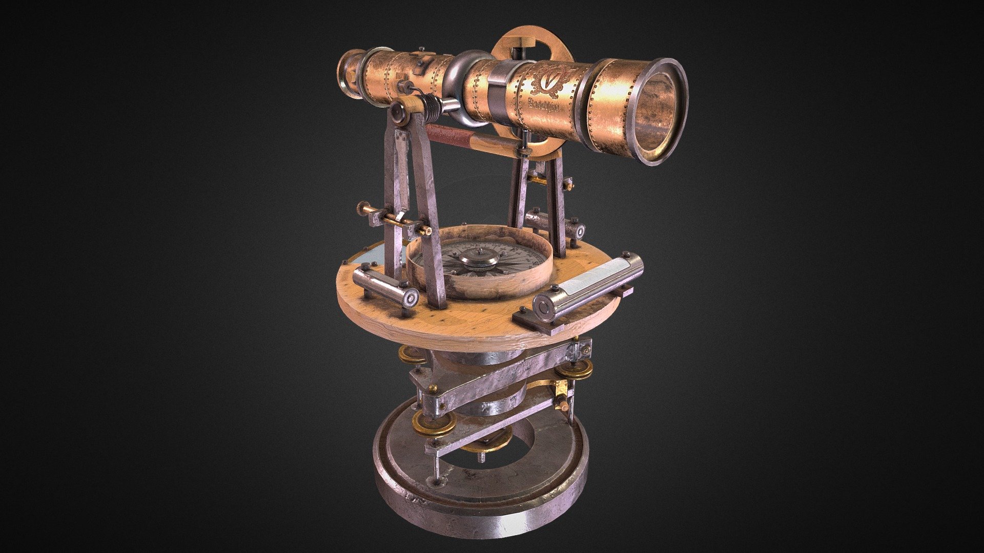 Telescope 3d model