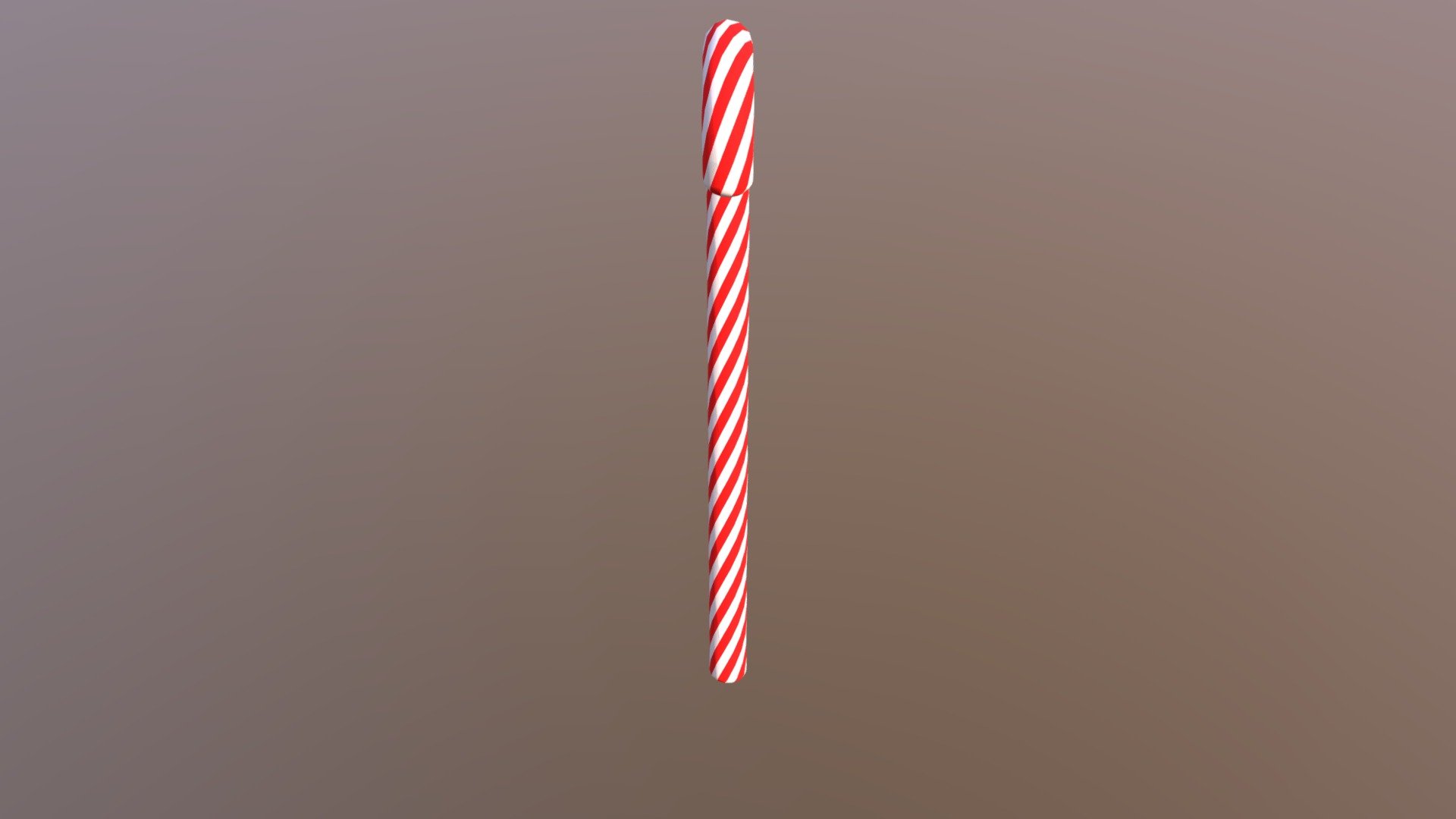 Small Candy Cane 3d model