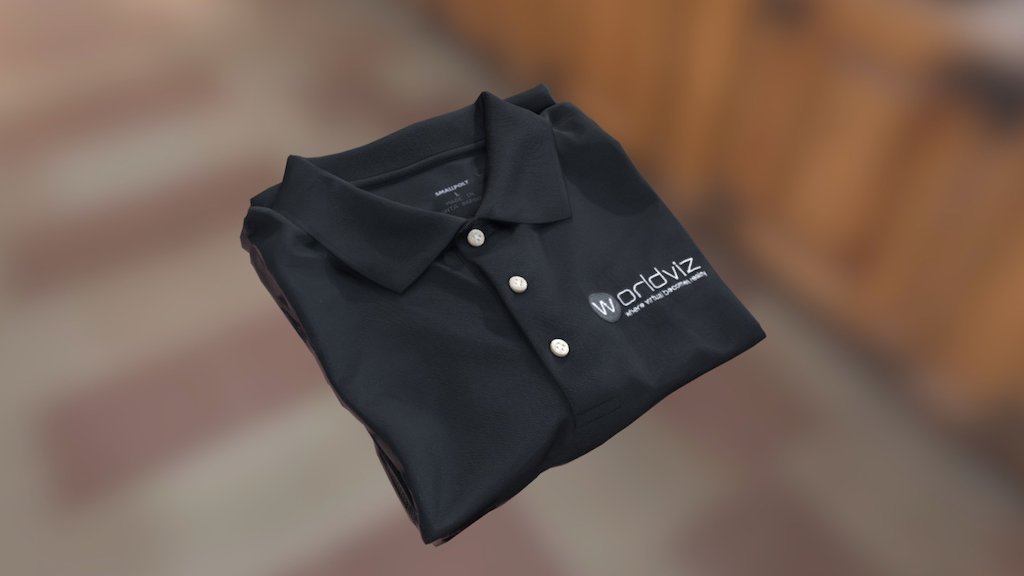 Folded Company Shirt 3d model