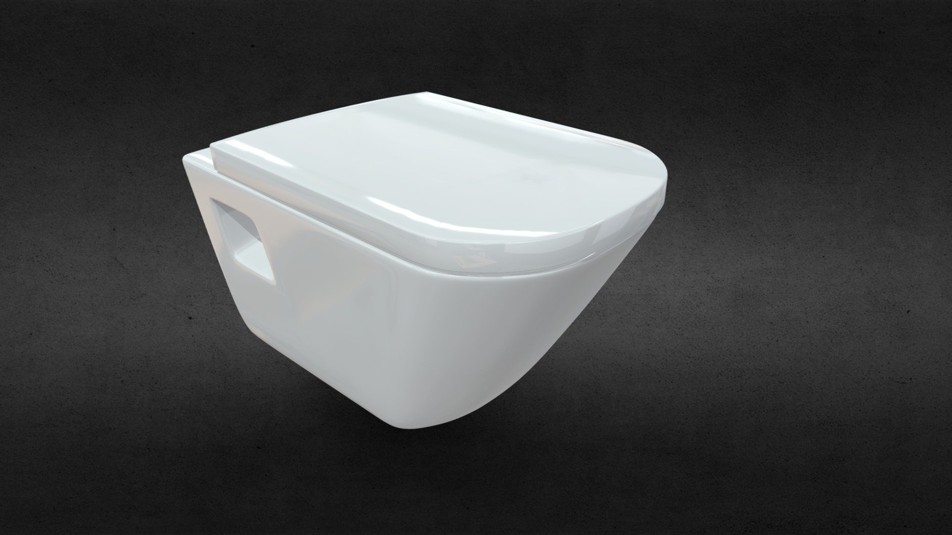 Toilet Bowl 3d model