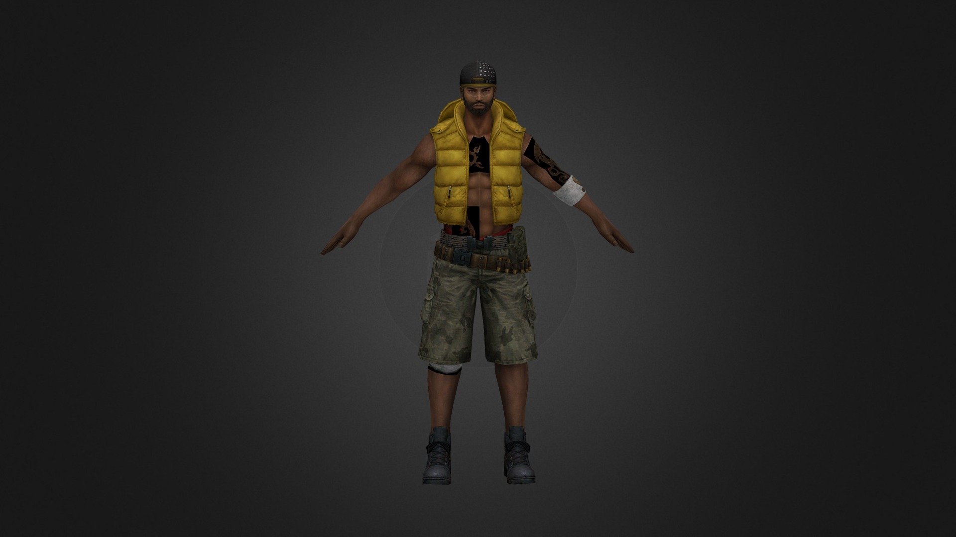 Moshin Casual 3d model