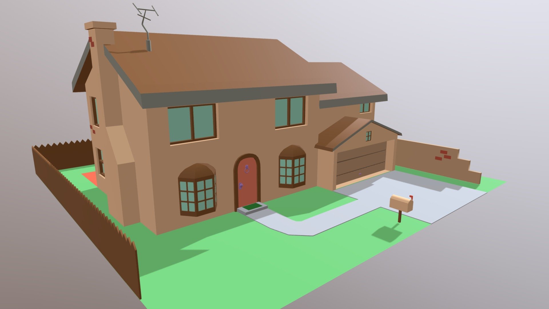 Simpsons House 3d model