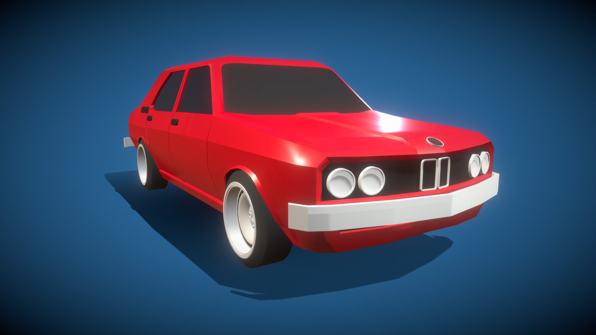 Bmw E12 Model 3d model