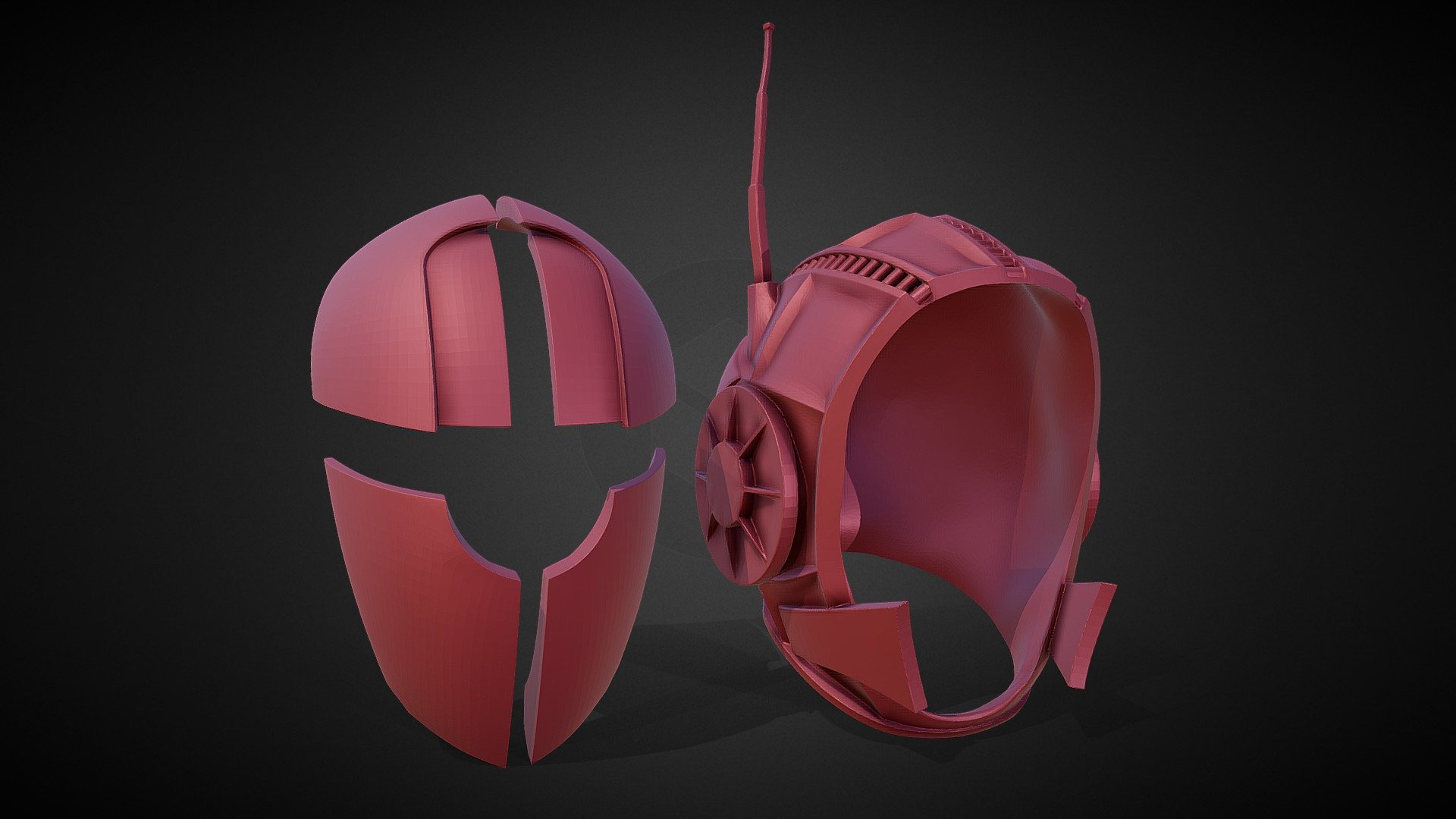 Fallout Assaultron Helmet 3D printable 3d model