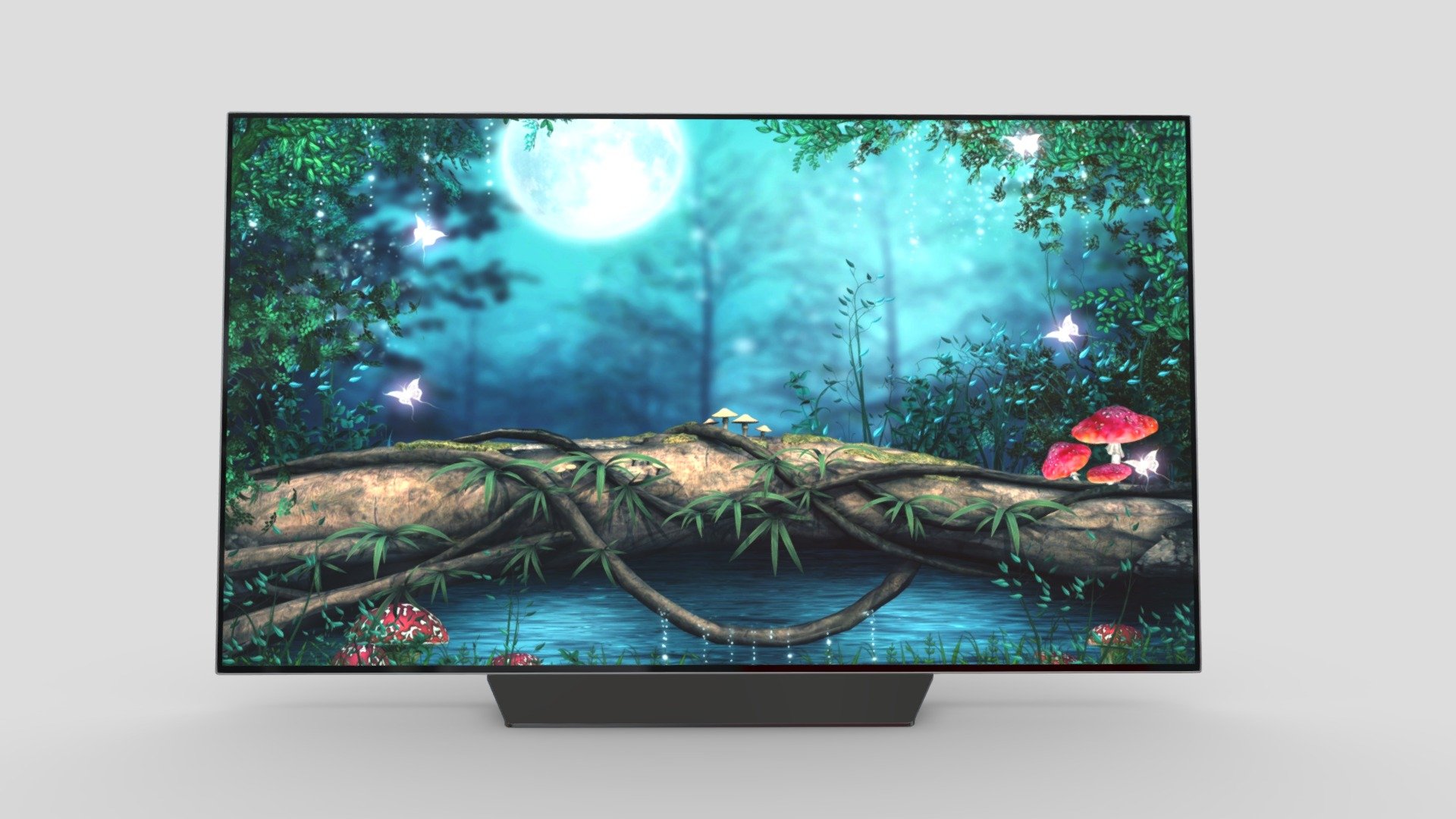 LG OLED65B8PUA OLED Smart TV 3d model