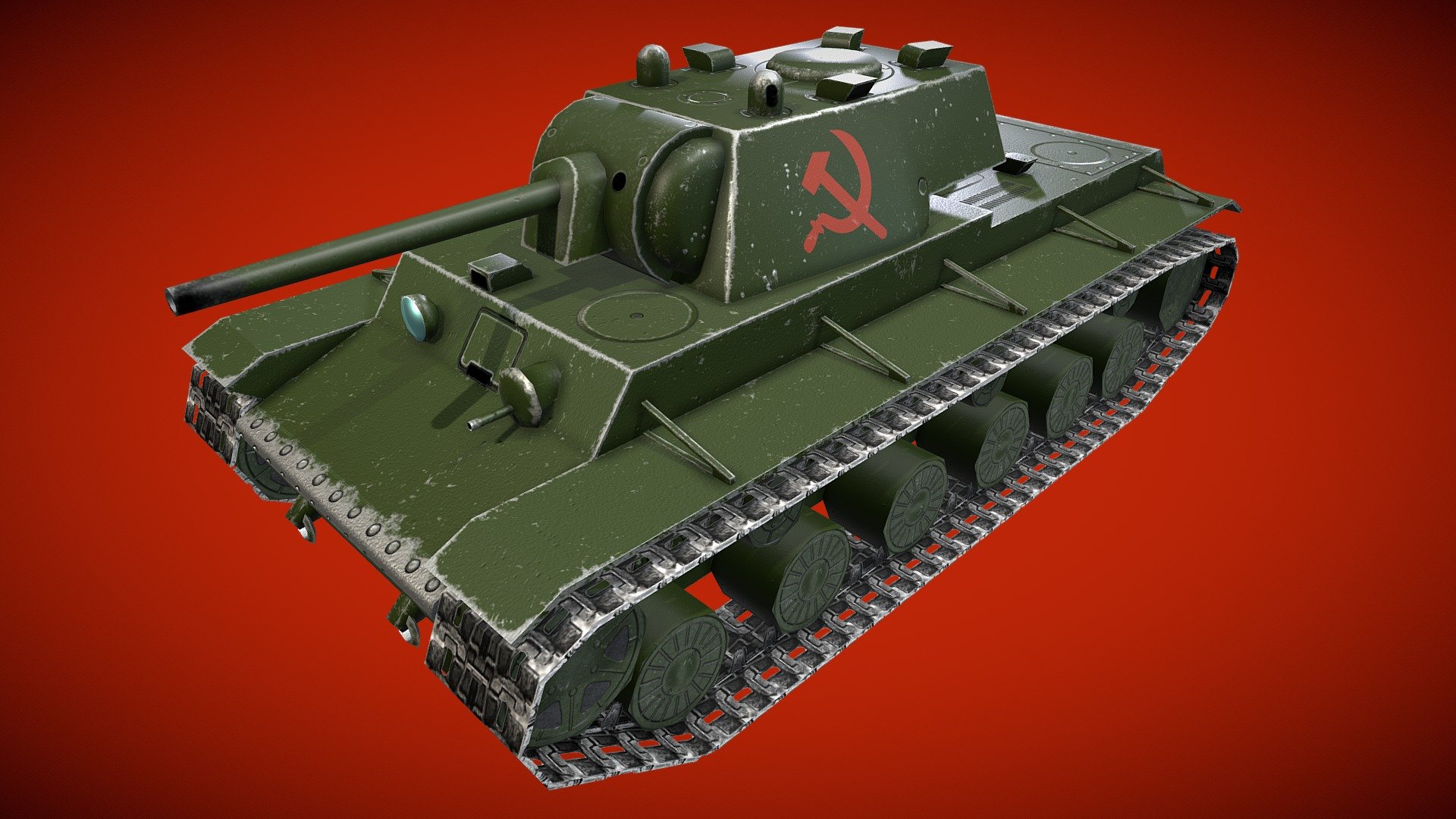 KV-1 3d model