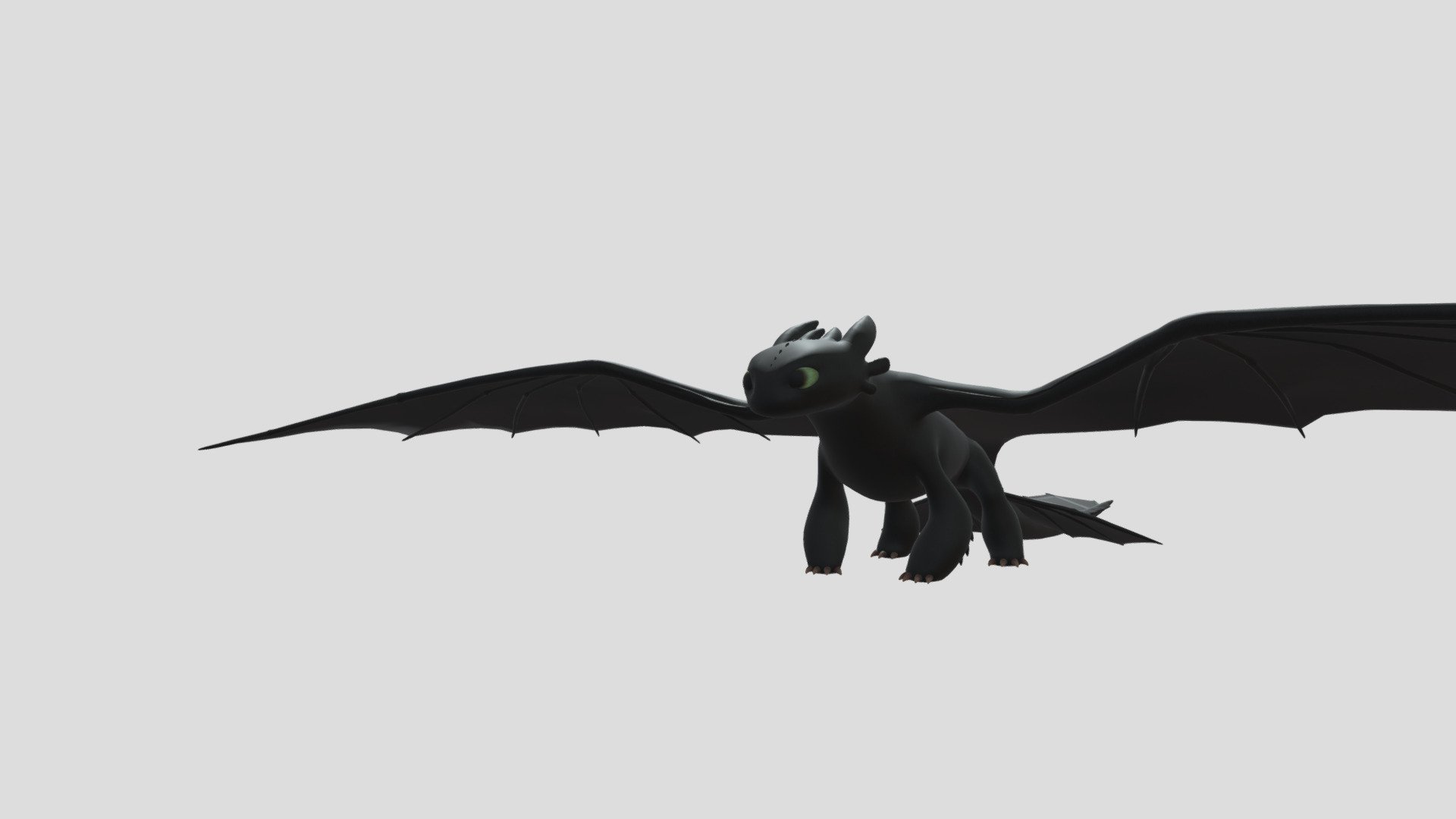 Toothless 3d model