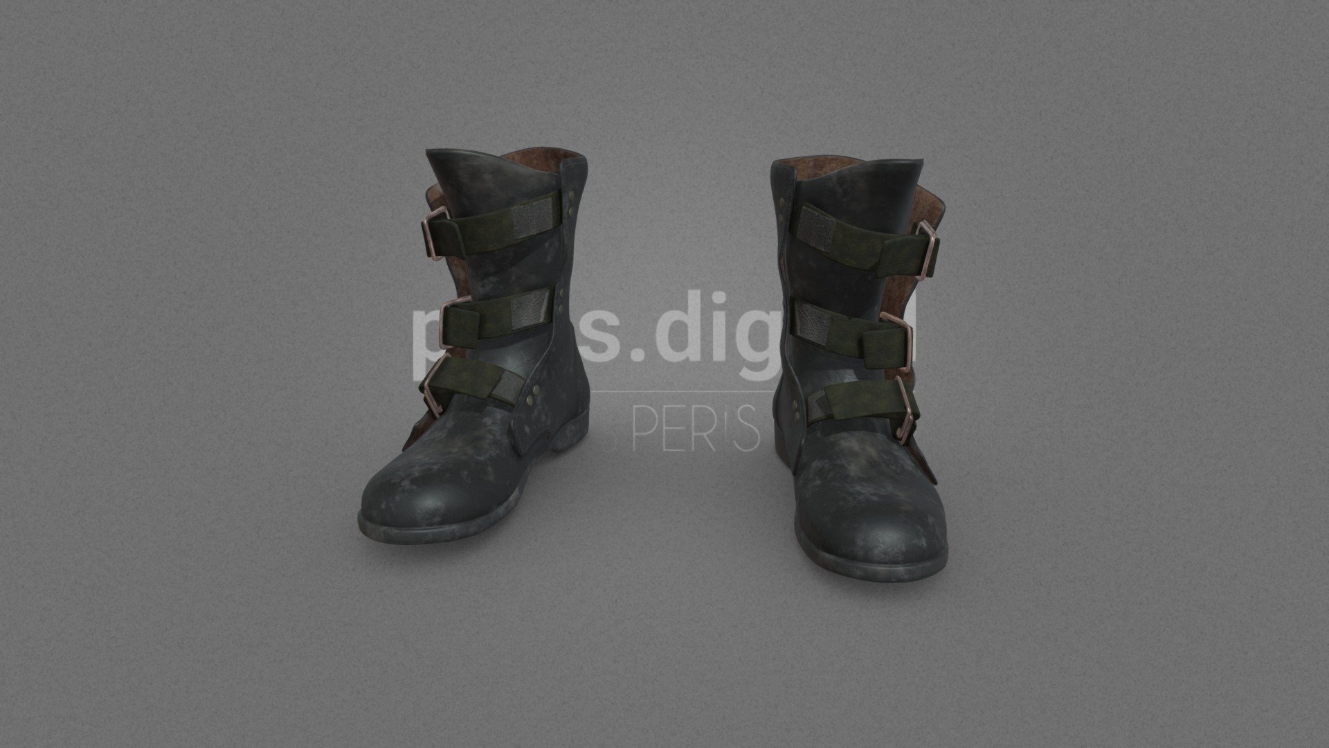 Wasteland Garments Series 3d model