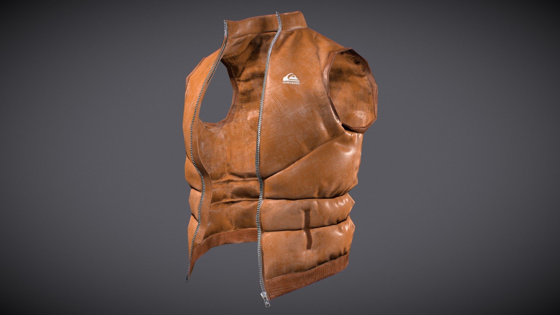 Low Poly Vest (Videogameready) 3d model