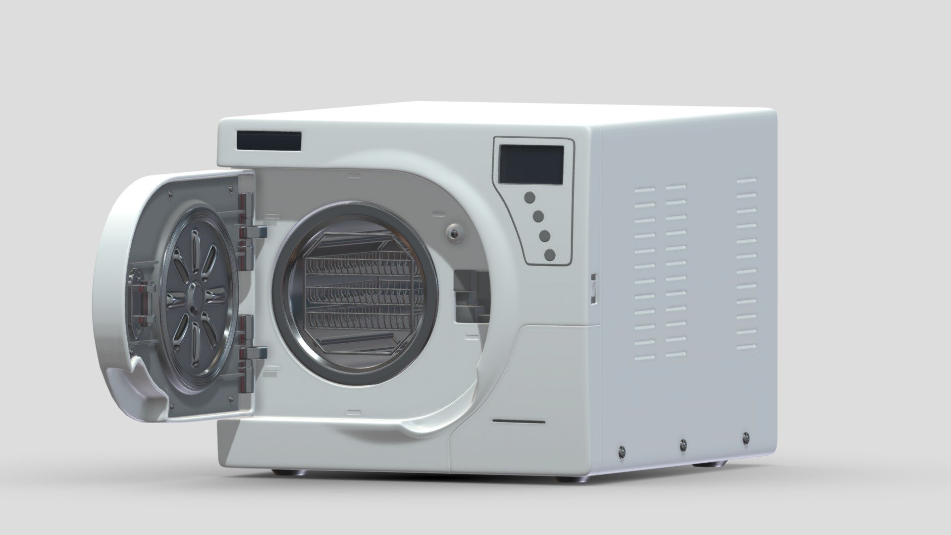 Medical Autoclave 3d model