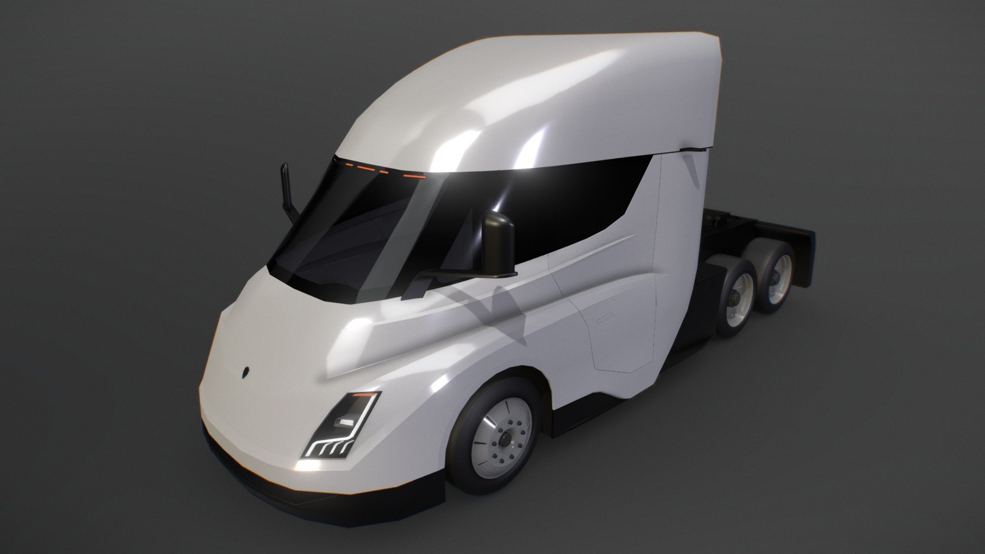 Tesla Semi Truck 3d model