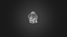 Model of Angel Stone Figurine