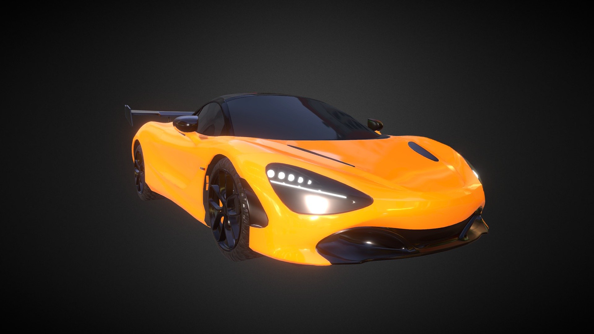 MCLAREN 720S 3d model