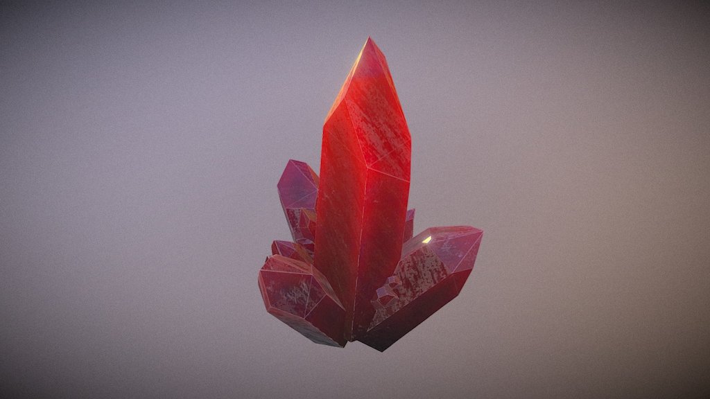 Crystal 3d model