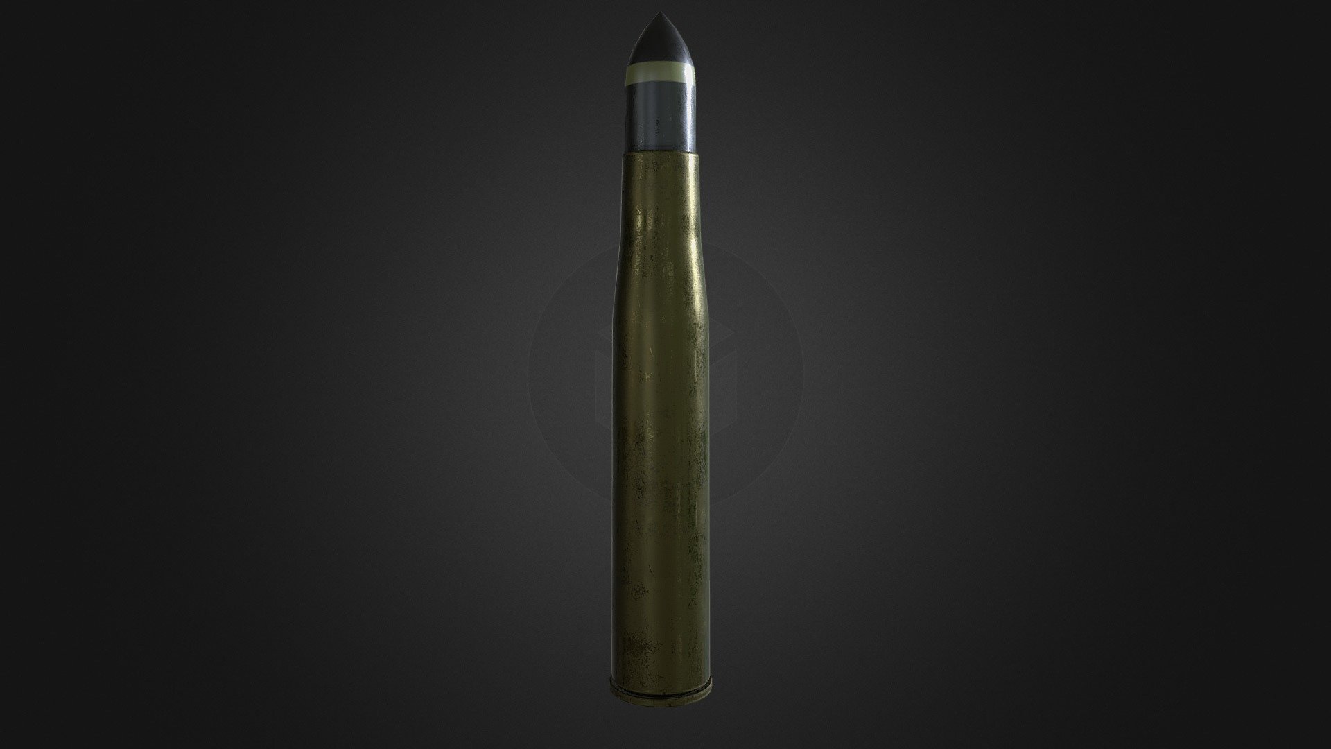 tank shell 3d model